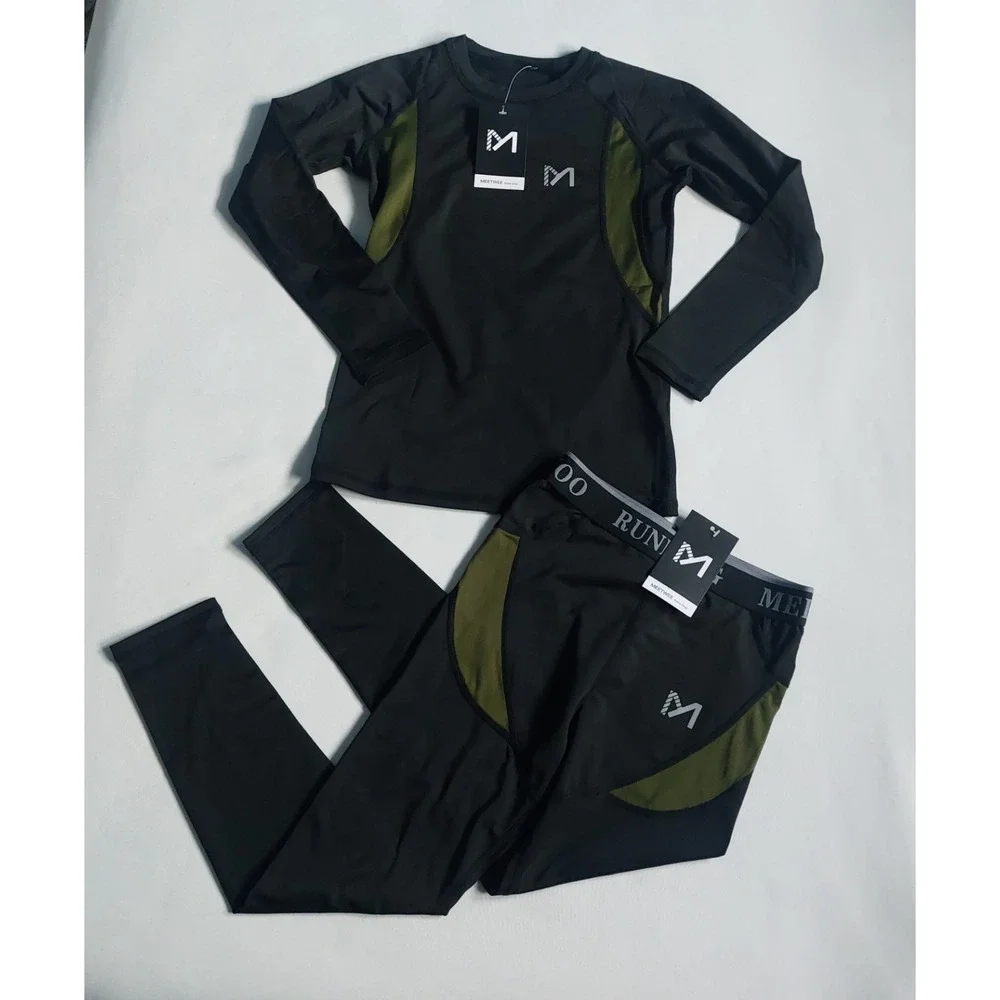 Youth Boys' Thermal Underwear Set Fleece Lined Long Johns Shirt Leggings‎ Pants